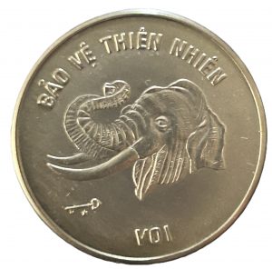 Vietnam 10 đồng, 1986  Cuproníquel, 11.3g, ø 30mm KM# 17 UNC