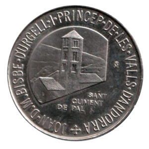 Andorra 5 diners 1988 ni unc (KM-51)