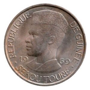 Guinea 50 francs 1969 ni xf+ (KM-8)
