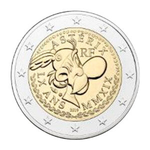 Francia 2 euros 2019 60º aniversario de astérix