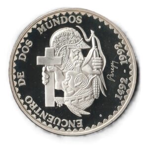 Perú 1 sol 1991 Plata 0.925, 27.06 g, ø 40 mm KM# 302
