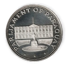 Paraguay 150 guaranies 1975 Plata 0.999, 25g, ø 40.5mm KM# 155