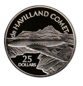Solomon Islas 25 dollars 2003 Plata 0.999, 31.1g, ø 38.61mm KM# 136