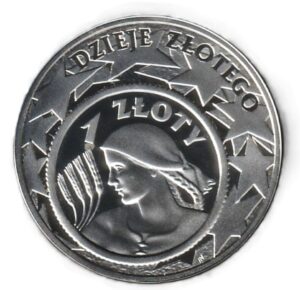 Polonia 10 zlotych 2000 Plata 0.925, 14.14g, ø 32mm Y# 380