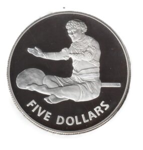 Kiribati 5 dollars 1979 Plata 0.925, 28.16g, ø 38.5mm KM# 8a